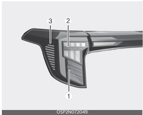 KIA Seltos SP2 (2024) - Remplacement des ampoules des deux arrirées et d'arrêt, des clignotants arrirée et des deux de gabaïrit (type ampoule) - 1