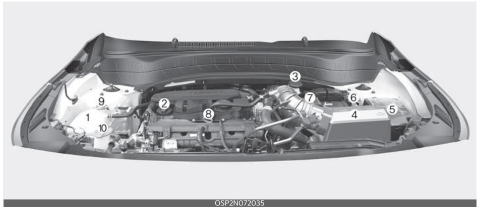 KIA Seltos SP2 (2024) - Compartment moteur - 1