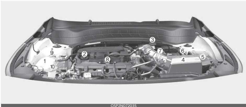 KIA Seltos SP2 (2024) - Compartment moteur - 1