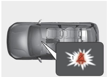 KIA Seltos SP2 (2024) - Alerte de ceinture de sécurité du conducteur - 1