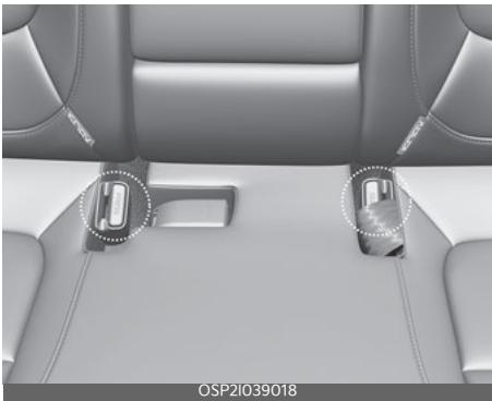 KIA Seltos SP2 (2024) - Rangement de la ceinture de sécurité arrête - 1