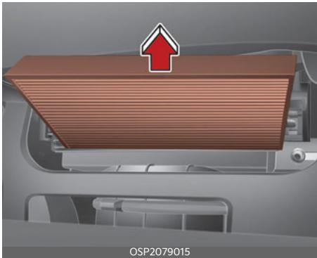KIA Seltos SP2 (2024) - Inspection et remplacement du filtré à air du climatiseur - 4