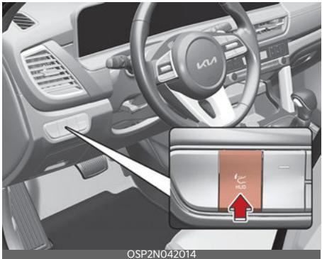KIA Seltos SP2 (2024) - Affichage tête haute (HUD) (selon l'équipement) - 2