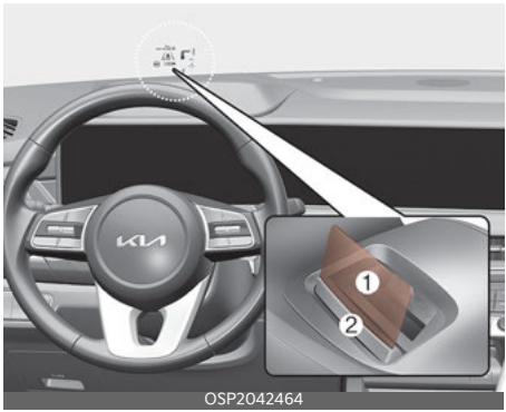 KIA Seltos SP2 (2024) - Affichage tête haute (HUD) (selon l'équipement) - 1