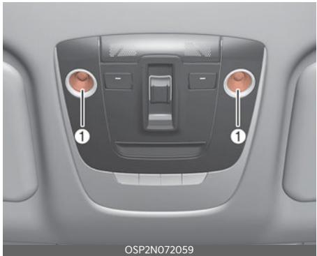 KIA Seltos SP2 (2024) - Remplacement d'une ampoule de la liseuse de carte (type DEL) - 2