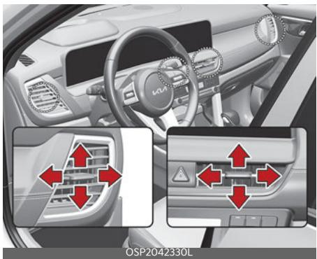 KIA Seltos SP2 (2024) - Bouches d'aération du tableau de bord - 1