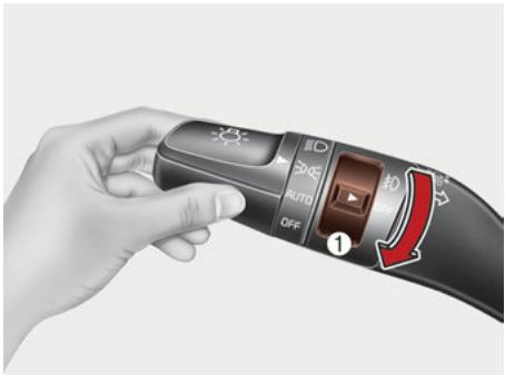 KIA Seltos SP2 (2024) - Utilisation des phares antibrouil-lard avant ± 0 (selon I'equipe-ment) - 1