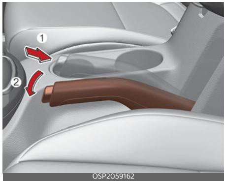 KIA Seltos SP2 (2024) - Desserrage du frein de stationnement - 1