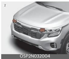 KIA Seltos SP2 (2024) - Capeurs de collision des coussins gonflables - 3