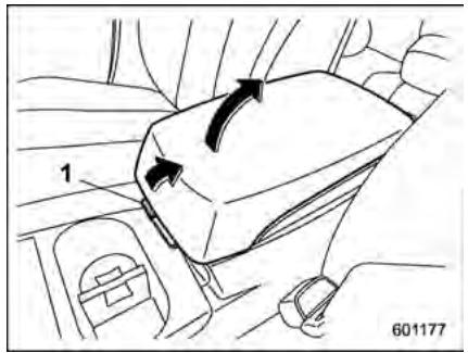 SUBARU Legacy et Outback (2013) - Boite de console centrale (arriere) - 2
