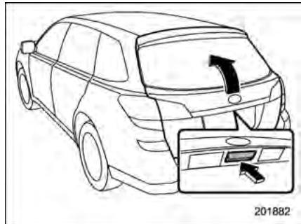 SUBARU Legacy et Outback (2013) - Hayon (Outback) - 1