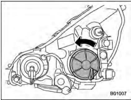 SUBARU Legacy et Outback (2013) - Ampoules des feuels de croissement - 1