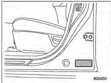 SUBARU Legacy et Outback (2013) - ■ Poids nominal brut du vehicule (GVWR) et poids nominal brut sur I'essieu (GAWR) - 1