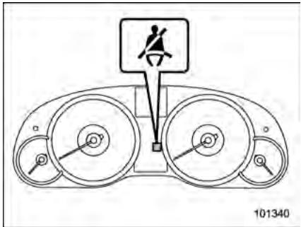 SUBARU Legacy et Outback (2013) - Témoin avertisseur et avertisseur sonore de ceinture de sécurité - 3