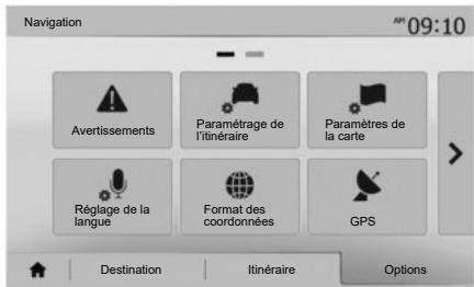 RENAULT Media-Nav (2021) - RÉGLAGES DE NAVIGATION (1/4) - 1