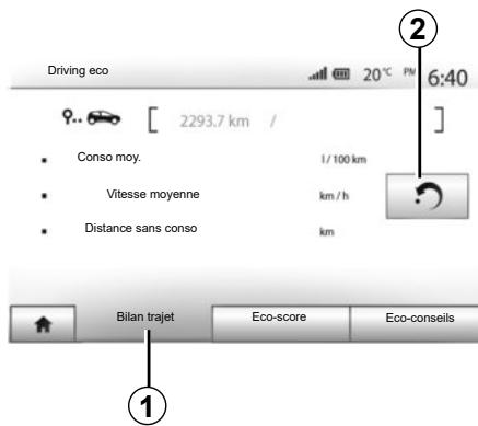 RENAULT Media-Nav (2021) - « Types d'événements » - 2