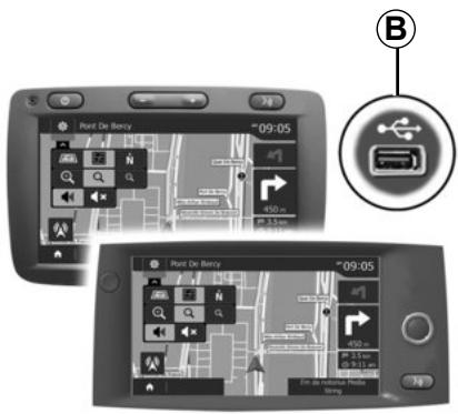 RENAULT Media-Nav (2021) - Insérer la clé USB - 2