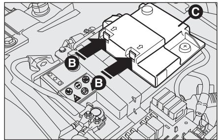 FIAT Croma 2 (2005-2008) - Réactivation de l'interrupteur blocage alimentation électrique (où prévu) fig. 73-74 - 1