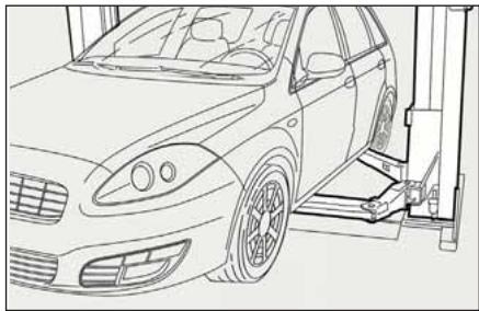FIAT Croma 2 (2005-2008) - SOULEVEMENT DE LA VOITURE - 1