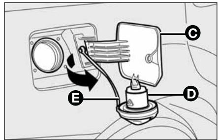 FIAT Croma 2 (2005-2008) - BOUCHON DU RESERVOIR CARBURANT fig. 128 - 1