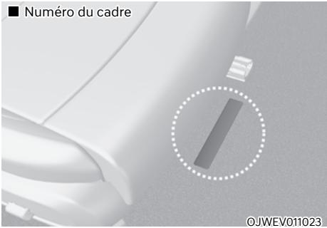 Genesis GV60 (2021-2025) - NUMÉRO D'IDENTIFICATION DU VÉHICULE (NIV) - 1