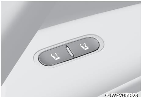 Genesis GV60 (2021-2025) - MÉMORISATION DE LA POSITION DU CONDUCTEUR - 1