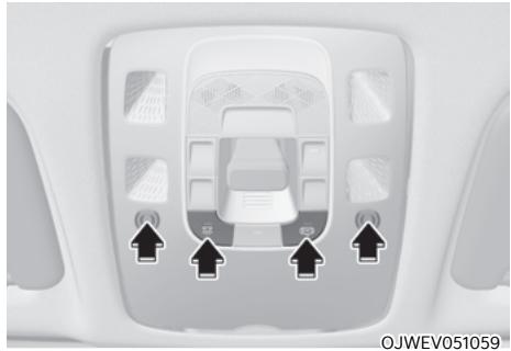 Genesis GV60 (2021-2025) - Extinction automatique de l'éclairage intérieur - 1