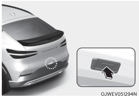 Genesis GV60 (2021-2025) - Actionner le hayon électrique - 3