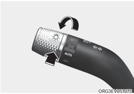 Genesis GV60 (2021-2025) - COMMANDE AUTOMATIQUE DES FEUX (HBA) (SI LE VÉHICULE EST ÉQUIPÉ DE CETTE OPTION) - 1