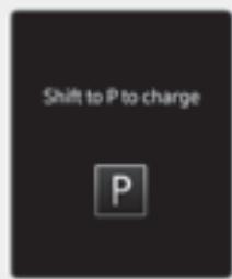 Genesis GV60 (2021-2025) - Messages affichés à l'écran ACL Passer sur P pour charger - 1