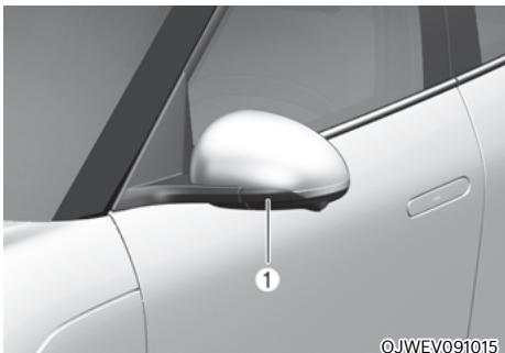 Genesis GV60 (2021-2025) - Remplacer une ampoule de catadioptre latéral - 1