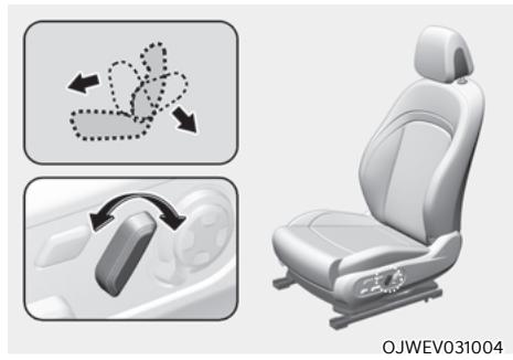 Genesis GV60 (2021-2025) - Hauteur du coussin de siège (2) - 1