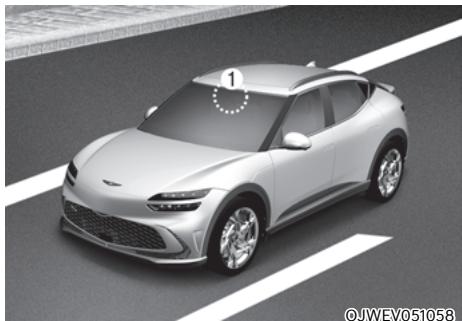 Genesis GV60 (2021-2025) - COMMANDE AUTOMATIQUE DES FEUX (HBA) (SI LE VÉHICULE EST ÉQUIPÉ DE CETTE OPTION) - 2