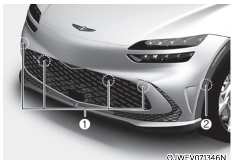 Genesis GV60 (2021-2025) - ASSISTANCE INTELLIGENTE AU STATIONNEMENT À DISTANCE (RSPA) (SI LE VÉHICULE EST ÉQUIPÉ DE CETTE OPTION) - 6
