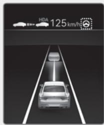 Genesis GV60 (2021-2025) - Fonctionnement de l'assistance de suivi de voie - 1