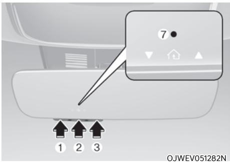 Genesis GV60 (2021-2025) - Utiliser HomeLink® - 1