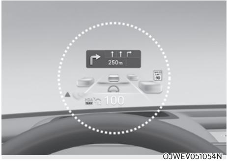 Genesis GV60 (2021-2025) - AFFICHAGE TÊTE HAUTE (SI LE VÉHICULE EST ÉQUIPÉ DE CETTE OPTION) - 1