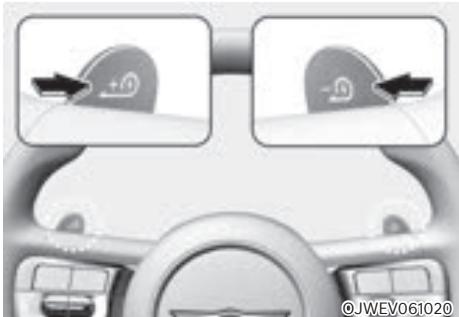 Genesis GV60 (2021-2025) - Freinage régénératif (palettes au volant) - 1