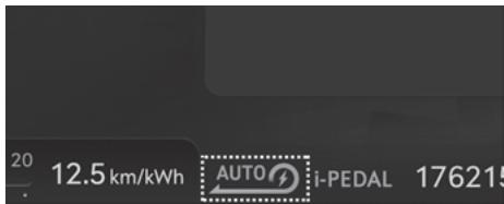 Genesis GV60 (2021-2025) - Indicateur de niveau de freinage régénératif - 1