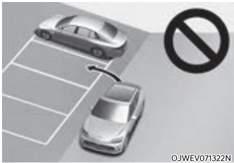 Genesis GV60 (2021-2025) - Limites de l'assistance intelligente au stationnement à distance - 9