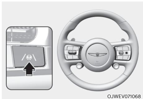 Genesis GV60 (2021-2025) - Réglage et fonctionnement de l'assistance de suivi de voie - 1