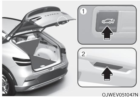 Genesis GV60 (2021-2025) - Réinitialiser le hayon électrique - 1