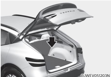 Genesis GV60 (2021-2025) - Cache-bagages (si le véhicule est équipé de cette option) - 1