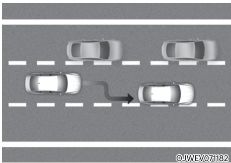 Genesis GV60 (2021-2025) - Fonctionnement de la conduite assistée sur autoroute - 5