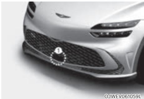 Genesis GV60 (2021-2025) - Capteur de détection de distance de sécurité (radar avant) - 1