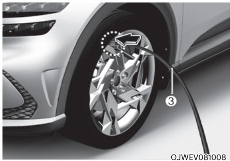 Genesis GV60 (2021-2025) - Ajuster la pression des pneus - 1