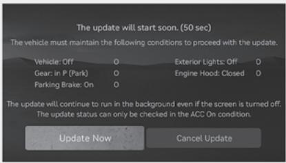 Genesis GV60 (2021-2025) - Préparation de la mise à jour du logiciel - 1
