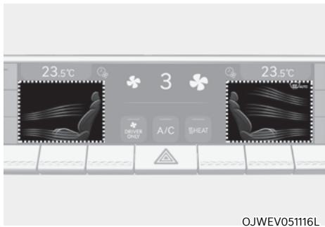 Genesis GV60 (2021-2025) - Commande manuelle de la température - 1