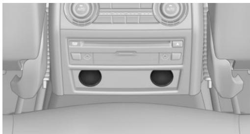 BMW X6M (2014-2018) - Console centrale arrière - 1