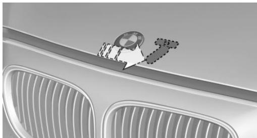 BMW X6M (2014-2018) - Ouverture du capot moteur - 2